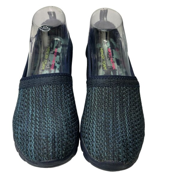 Skechers EZ Flex Loafer Womens 8.5 Navy Blue Air Cooled Memory Foam SlipOn Shoes - Picture 10 of 15